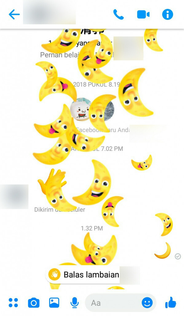 Image 9 Mode Gelap Facebook Messenger Akhirnya Tiba - Buka dengan Sebuah Emoji!