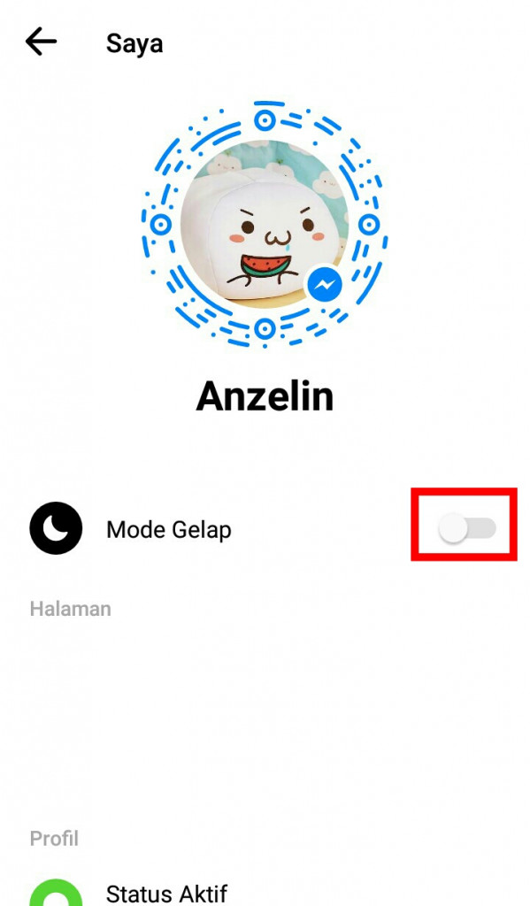 Image 12 Mode Gelap Facebook Messenger Akhirnya Tiba - Buka dengan Sebuah Emoji!