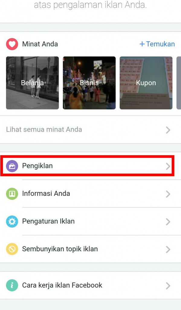 Image 20 Cara Mengubah Iklan yang Anda Lihat di Facebook