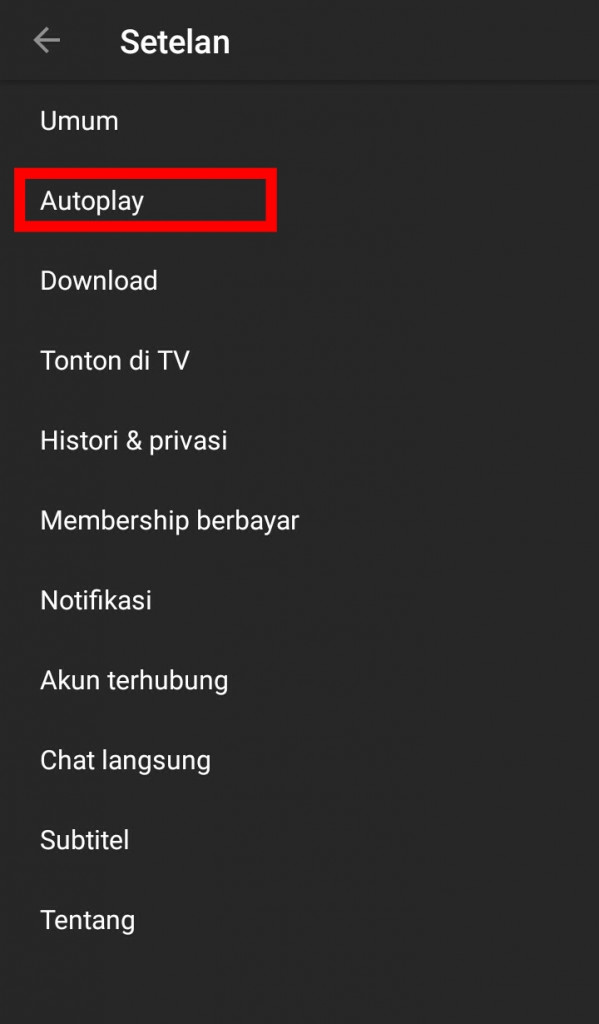 Image 1 Cara Mematikan Autoplay Video YouTube di Android