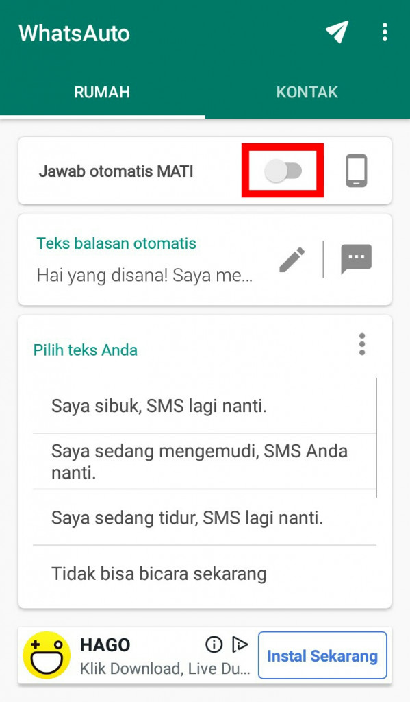Image 16 Kirimkan Balasan Otomatis untuk Pesan WhatsApp di Android