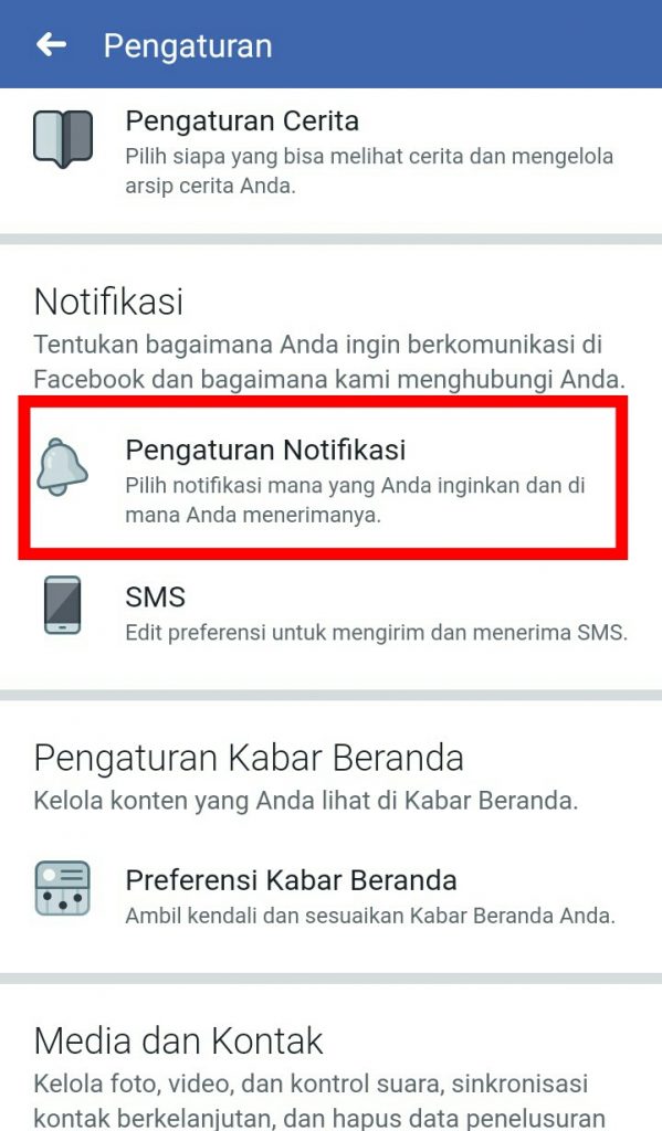 Image 10 Cara Mematikan Notifikasi Facebook untuk Android