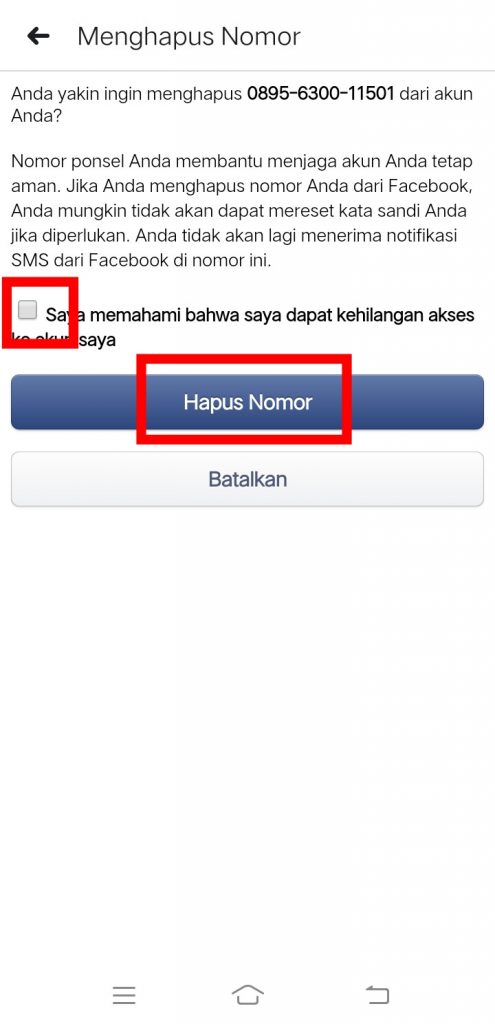 Image 2 Menghapus Nomor Ponsel Anda dari Instagram dan Facebook di Android