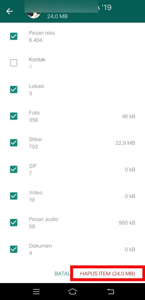 Image 7 Hapus Semua Media dari Grup atau Chat WhatsApp di Android