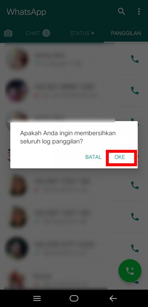 Image 4 Menghapus Riwayat Panggilan WhatsApp di Android