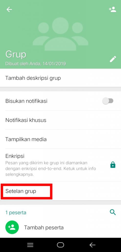 Image 3 Mencegah Orang Mengubah Nama Grup WhatsApp tanpa Izin Anda