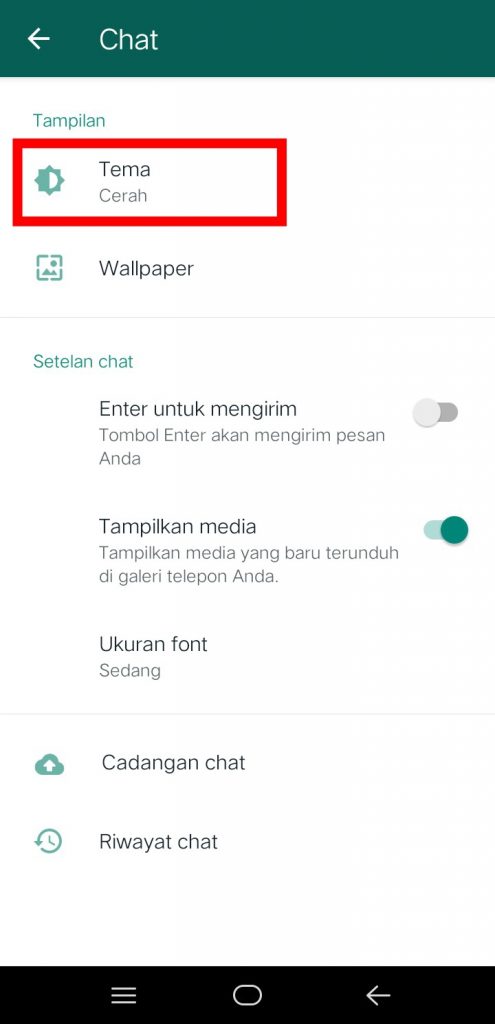 Image 5 Cara Mengaktifkan Mode Gelap di WhatsApp