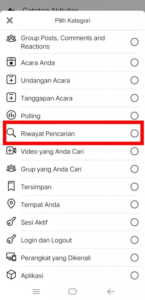 Image 4 Cara Membersihkan Riwayat Pencarian Facebook di Android