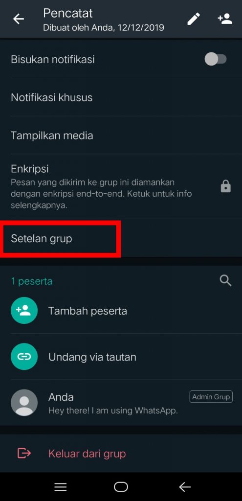 Image 7 Cara Mengganti Setelan Admin Grup di WhatsApp
