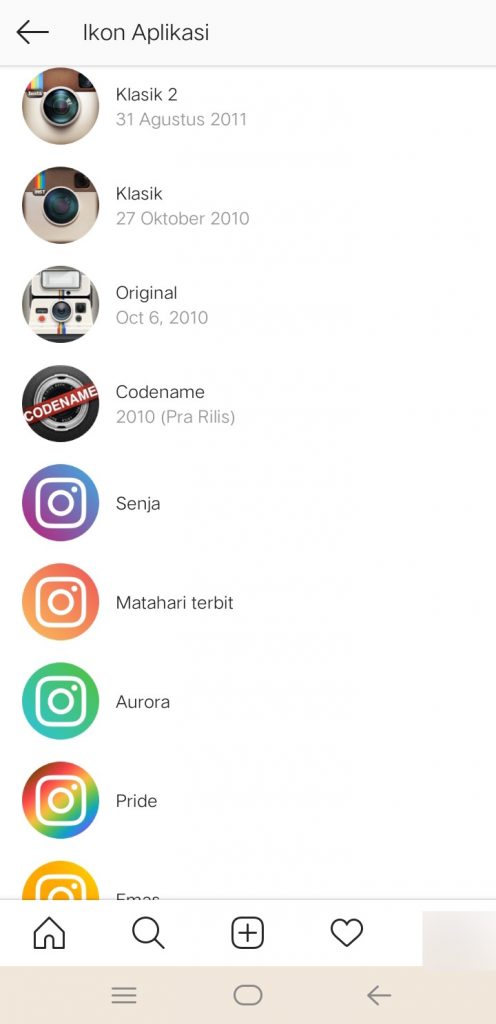 Image 5 HUT Instagram ke-10: Dapatkan Ikon Lama Rahasia di Instagram