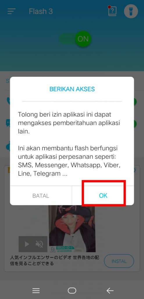 Image 6 Cara Mengaktifkan Lampu Flash di Notifikasi WhatsApp