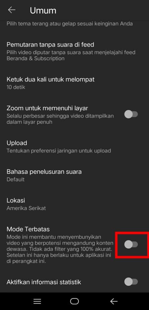 Image 3 Cara Mengatur Kontrol Orang Tua YouTube di Android