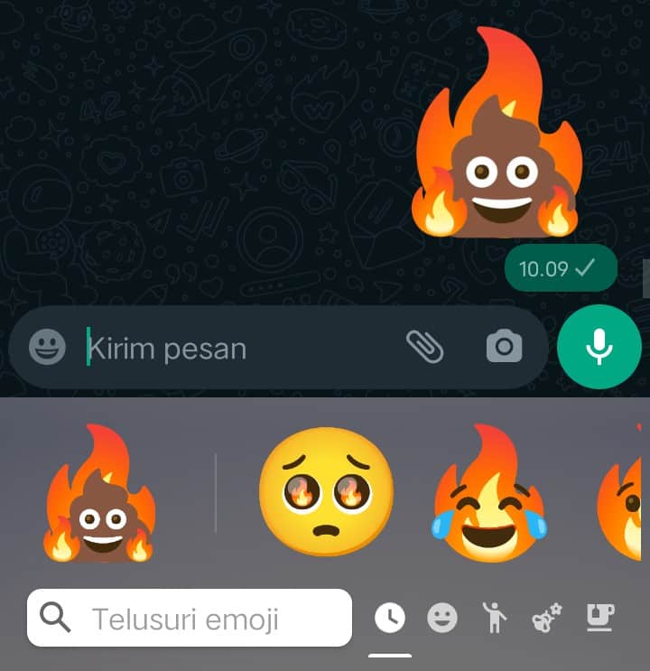 Image 2 Cara Menggabungkan Emoji di WhatsApp