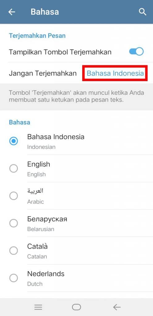 Image 6 Cara Menggunakan Penerjemah Dalam-Aplikasi Telegram di Android