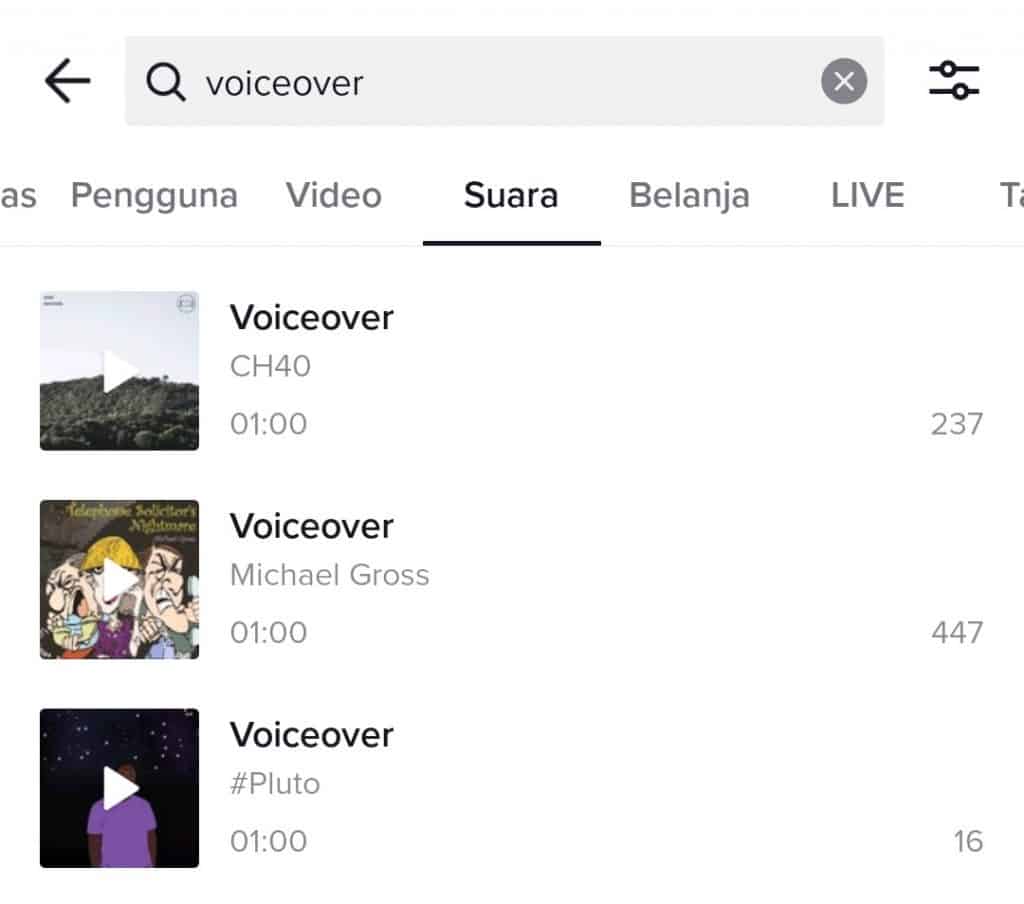 Image 9 Cara Membuat Video TikTok dengan Voice Over