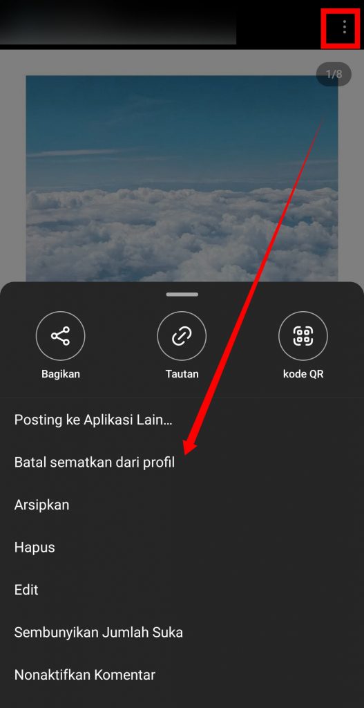 Image 4 Cara Menyematkan dan Menghapus Semat Postingan di Instagram