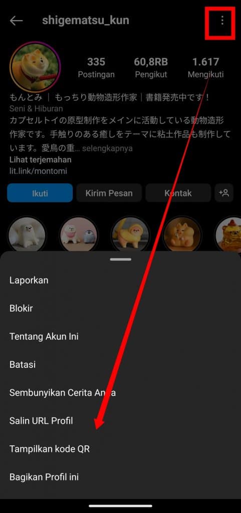 Image 4 Cara Membagikan Foto dan Reel Instagram dengan Kode QR