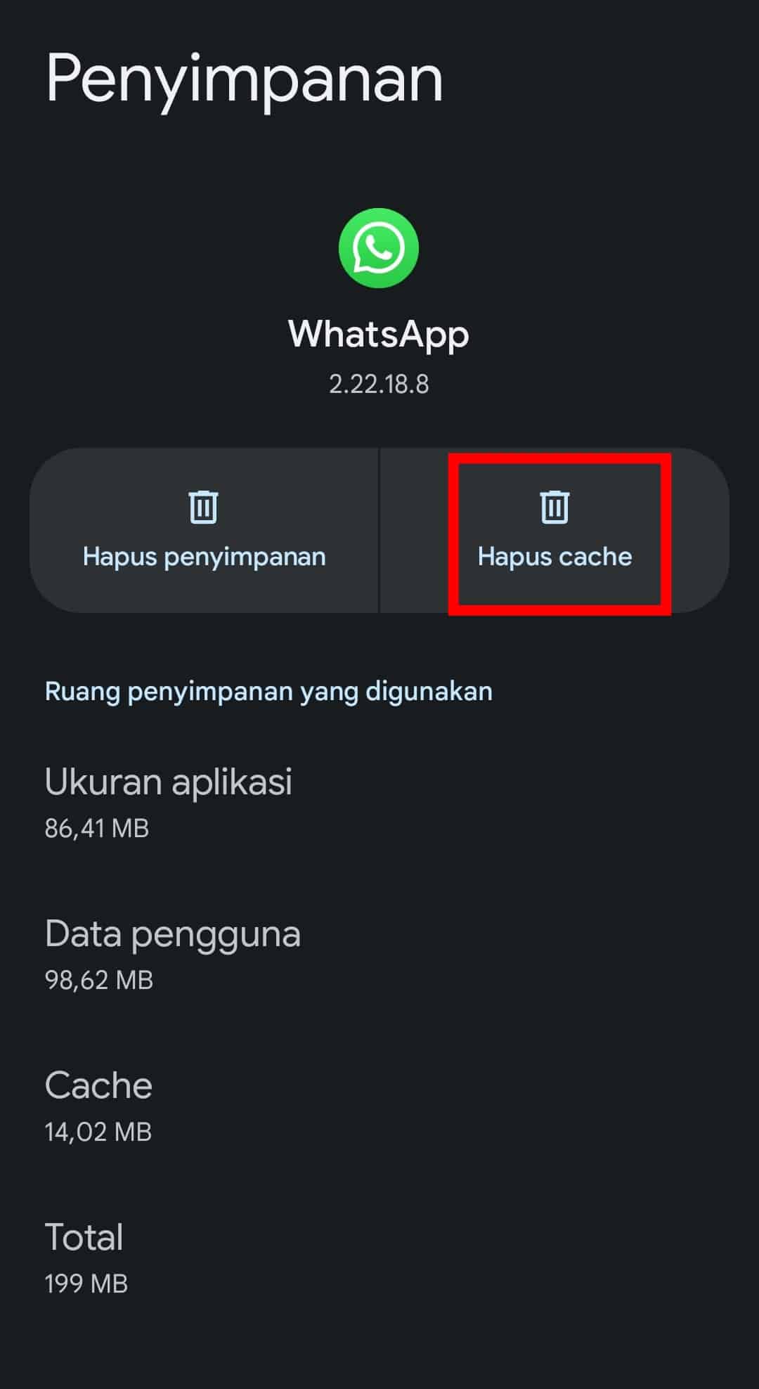 Image 2 Cara Membersihkan Cache WhatsApp di Android