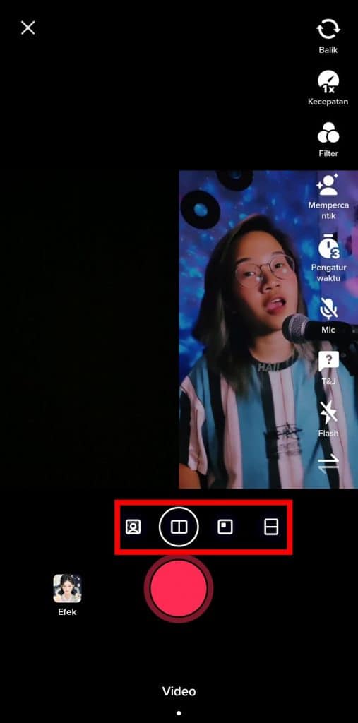 Image 2 Cara Membuat Video Duet TikTok di Android