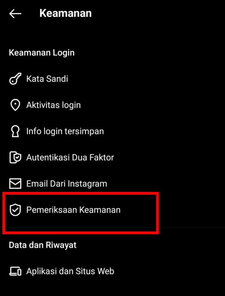 Image 4 Cara Menggunakan Pemeriksaan Keamanan Instagram