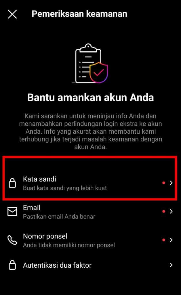 Image 5 Cara Menggunakan Pemeriksaan Keamanan Instagram