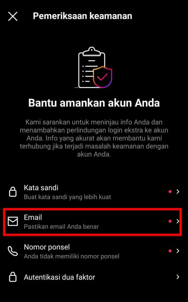 Image 6 Cara Menggunakan Pemeriksaan Keamanan Instagram