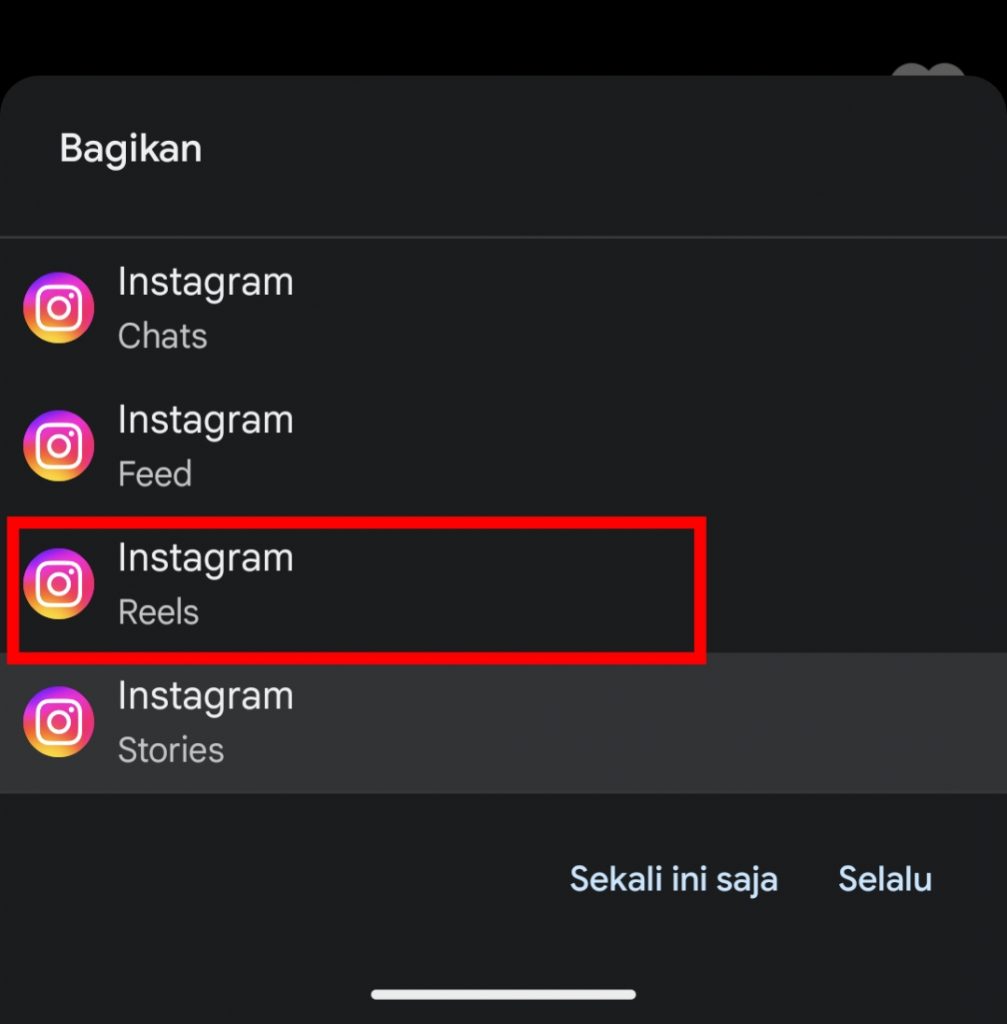 Image 2 Cara Memposting Video TikTok di Instagram