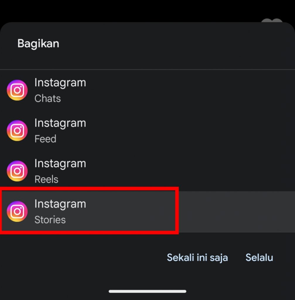 Image 3 Cara Memposting Video TikTok di Instagram