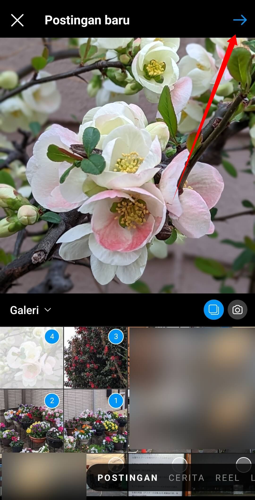 Image 2 Cara Membuat Postingan Carousel Instagram di Android