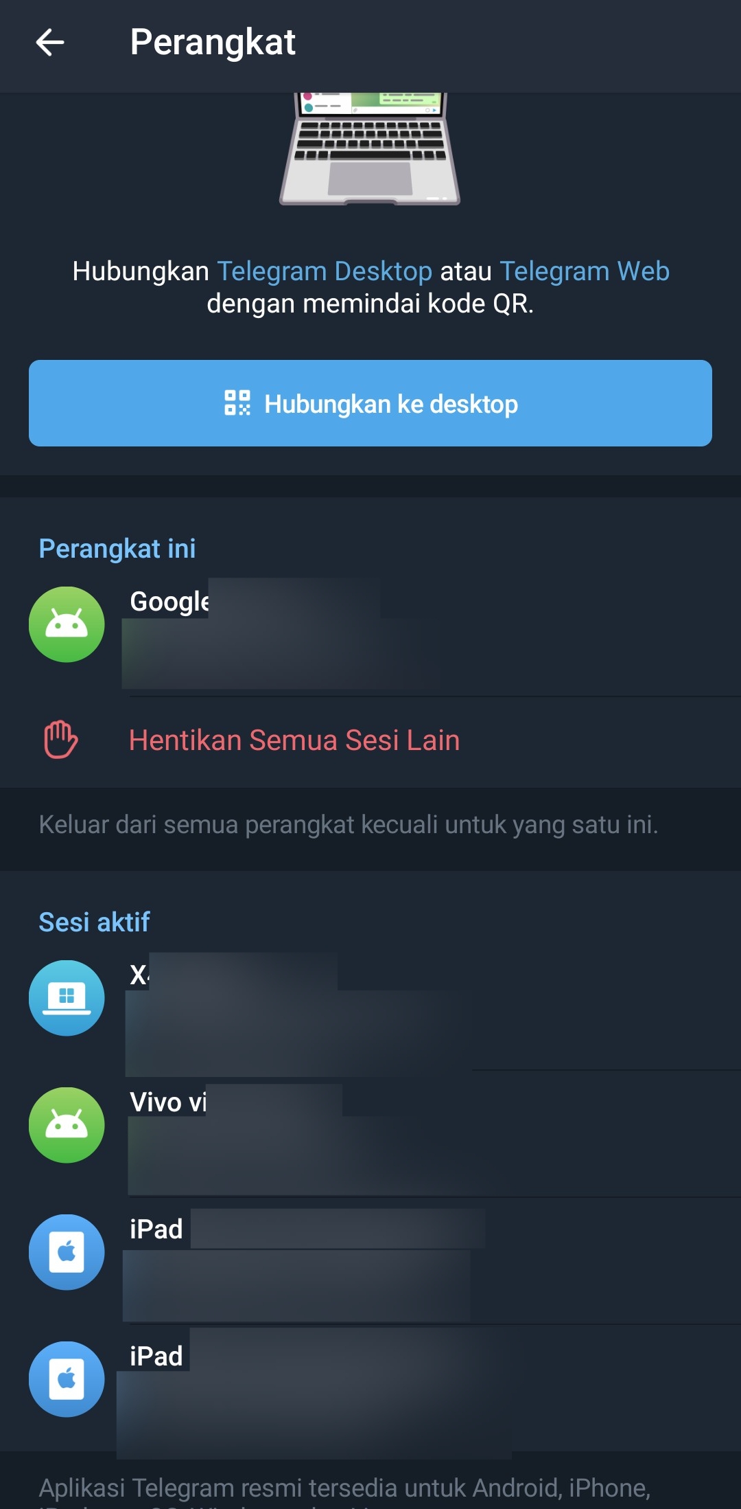 Image 3 Cara Memeriksa Riwayat Login Telegram di Android