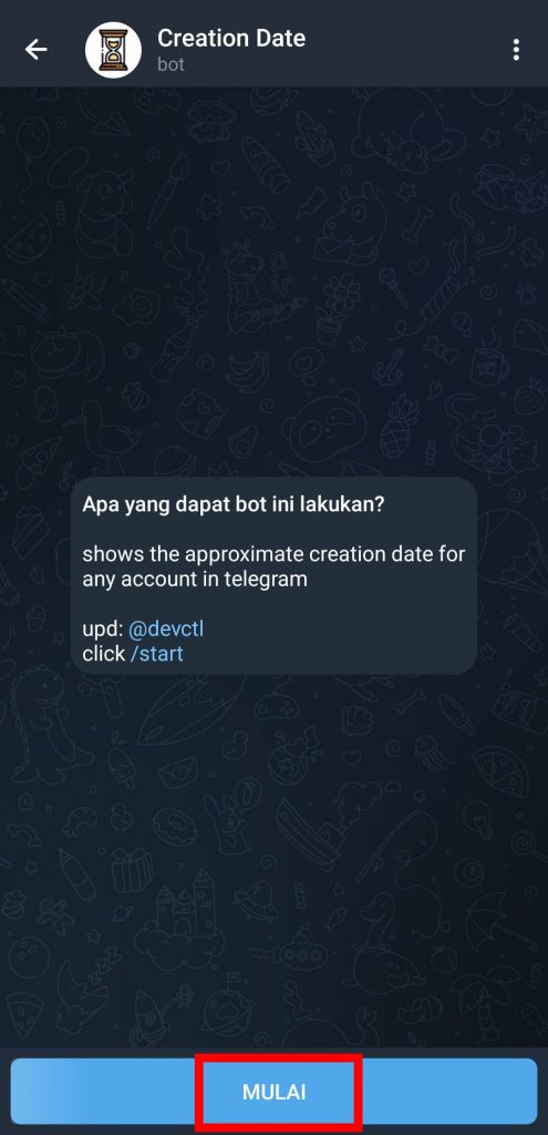 Image 4 Cara Memeriksa Tanggal Pembuatan Akun Telegram di Android