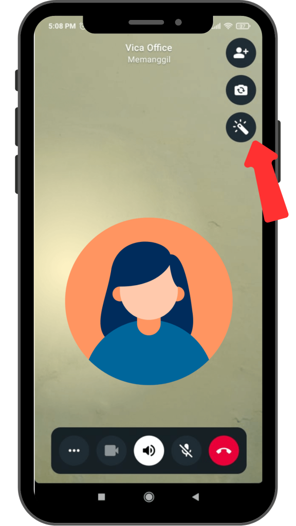 Cara Menambahkan Filter dan Latar Belakang video call Whatsapp