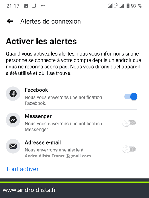 Facebook Login Alerts: des alertes Messenger en cas de connexions non  reconnues