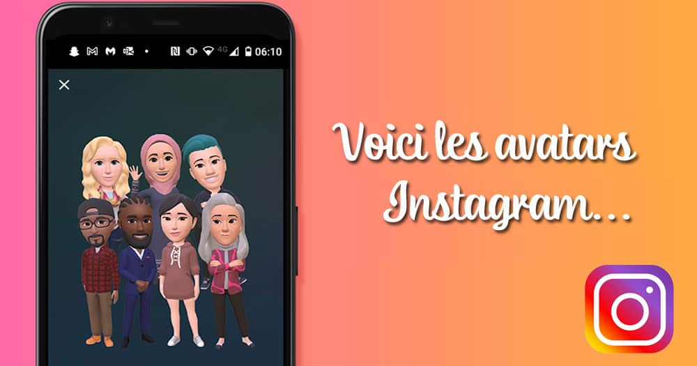 Bannière pour savoir comment créer un avatar Instagram et comment l'utiliser