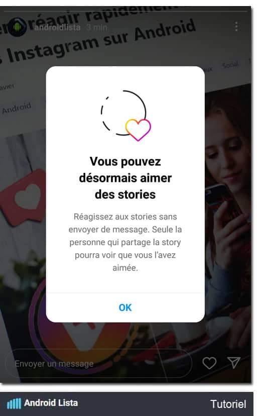 Liking a Story on Android is now possible!