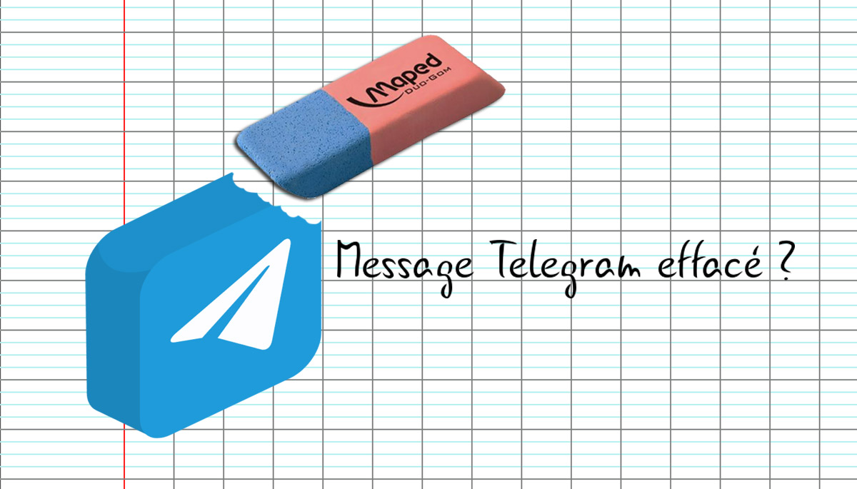 Bannière pour savoir comment récupérer des messages Telegram effacés