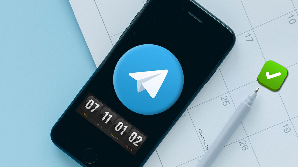 Bannière pour savoir quand un compte Telegram a été créé