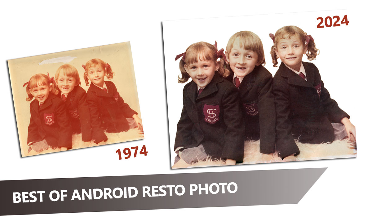 Bannière pour les meilleures applis pour restaurer de vieilles photos sur Android