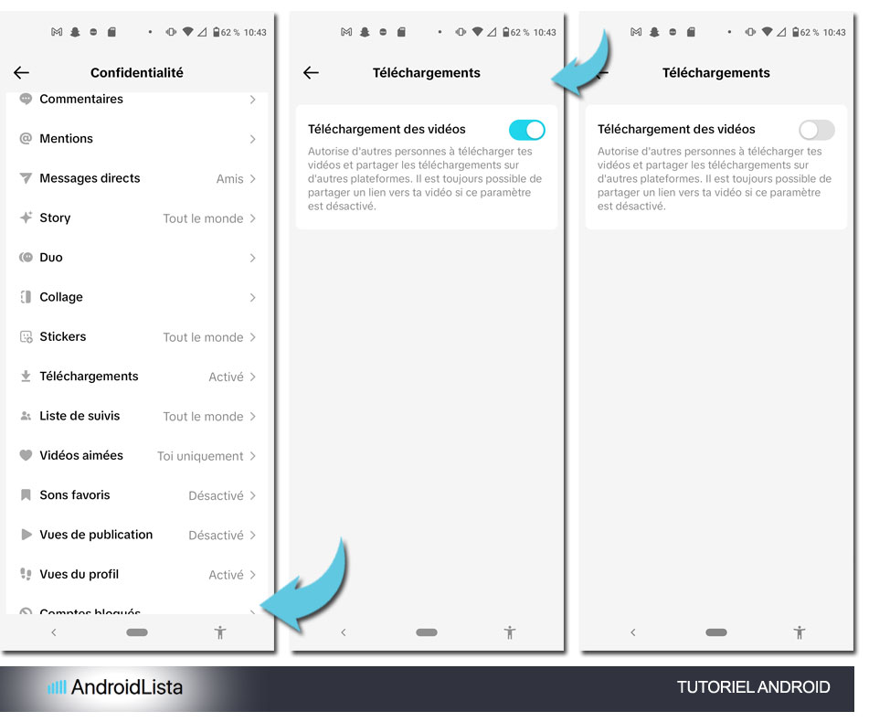 Comment bloquer les téléchargements sur son TikTok