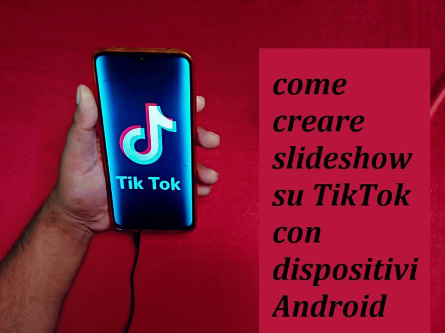 Tutorial su come creare uno slide-show su TikTok con Android