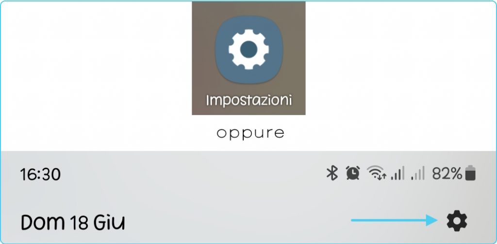 Come accedere al menu impostazioni di Android