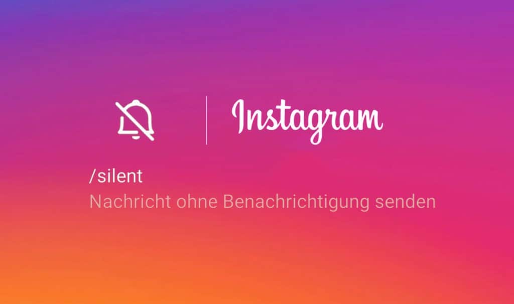 Wie verwende ich Instagrams „/silent“-Funktion?