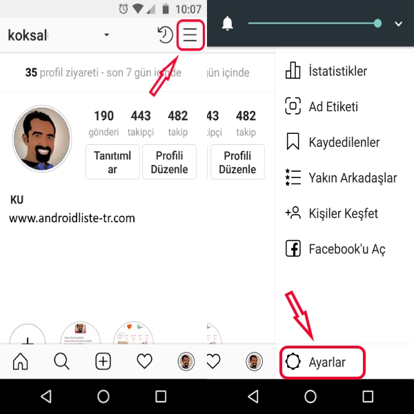 instagram aktiflik kapatma nasil yapilir