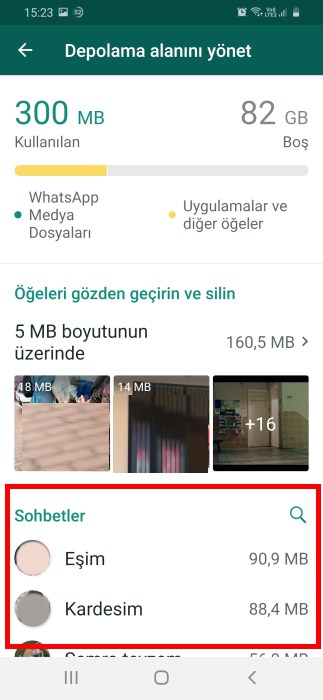 whatsapp-depolama-alanı