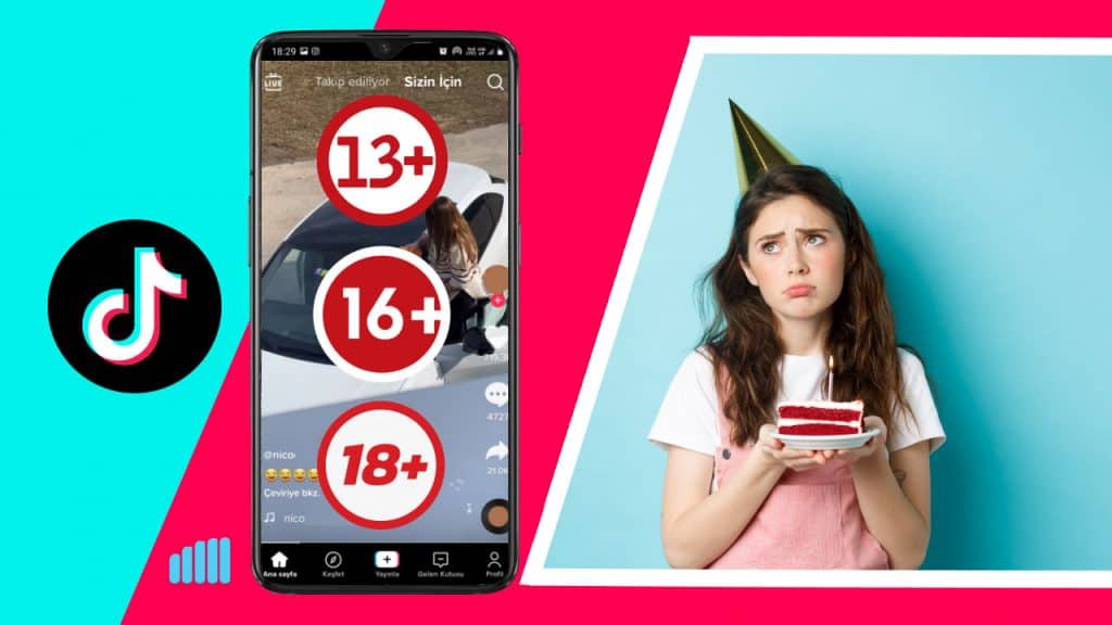 TikTok yaş değiştirme hesap silmeden nasıl yapılır?