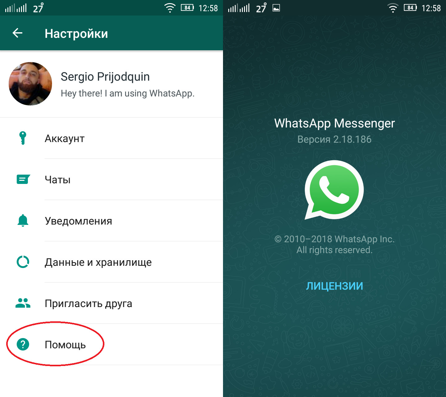 Как переключить на видео ватсап. Телефон WHATSAPP. Приложение ватсап. WHATSAPP настройки. Версия мессенджера WHATSAPP.